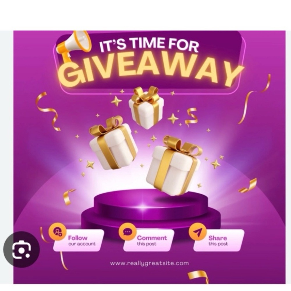 It is Giveaway Time.